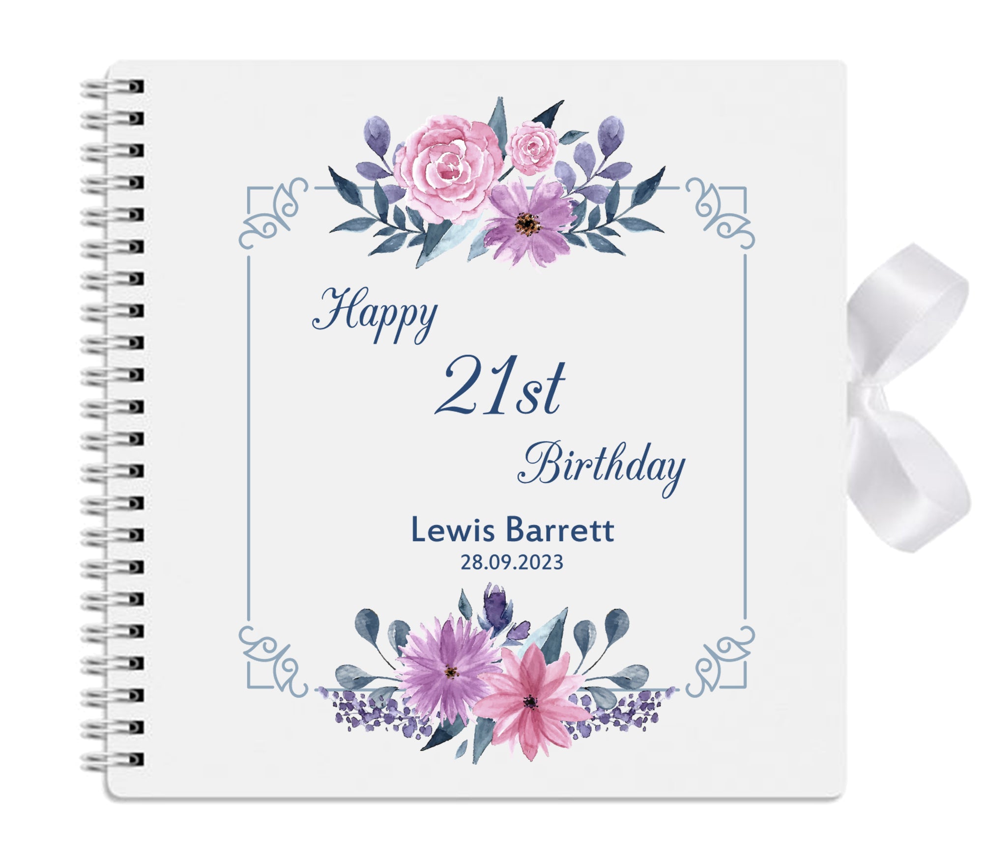 Personalised 50th Birthday Scrapbook Photo Album or Guest Book