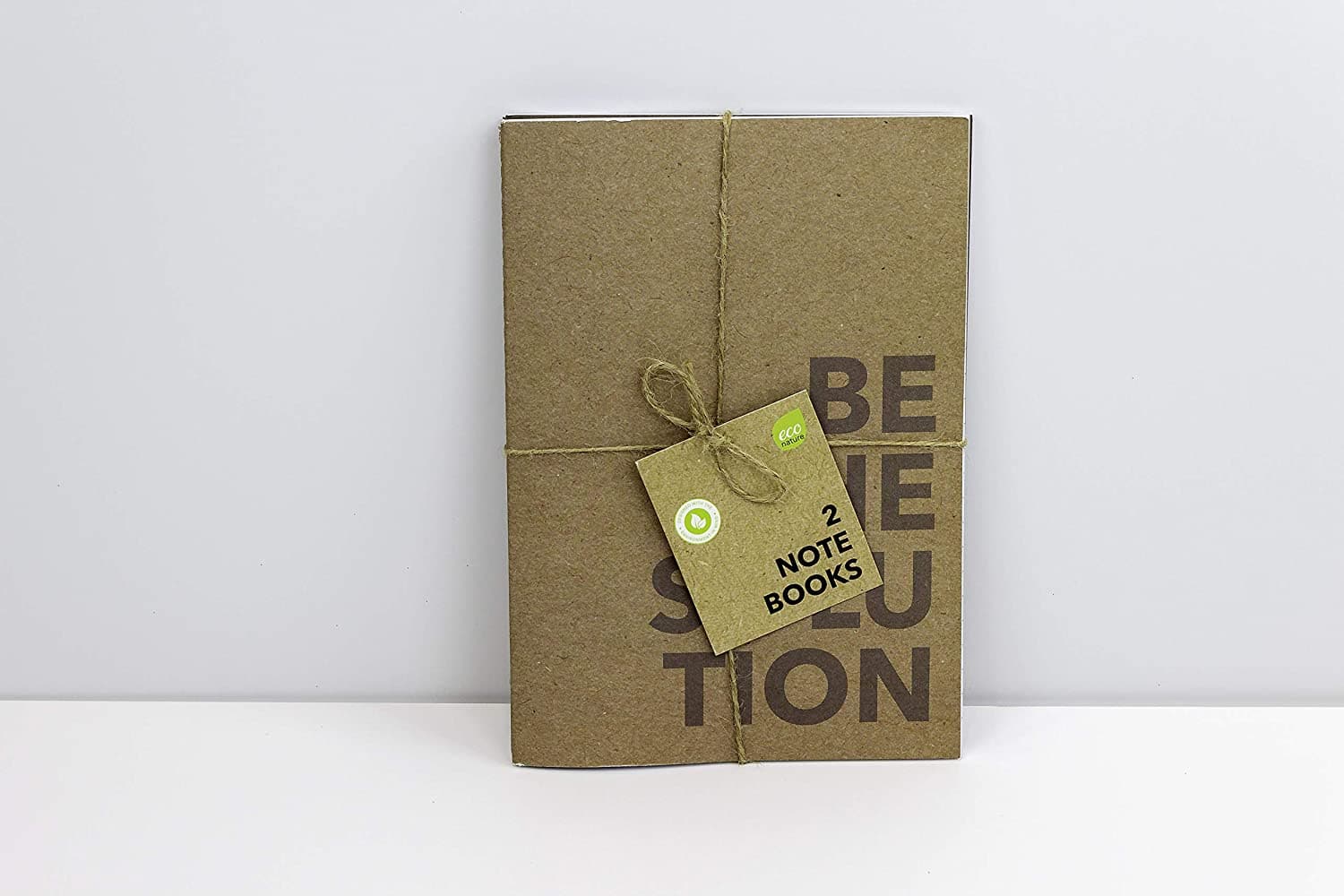 Eco Nature - Line Notebook - A5 Notebook - Notepad A5 - Eco Friendly Notepad - 2 Pack A5 Softcover Notebooks