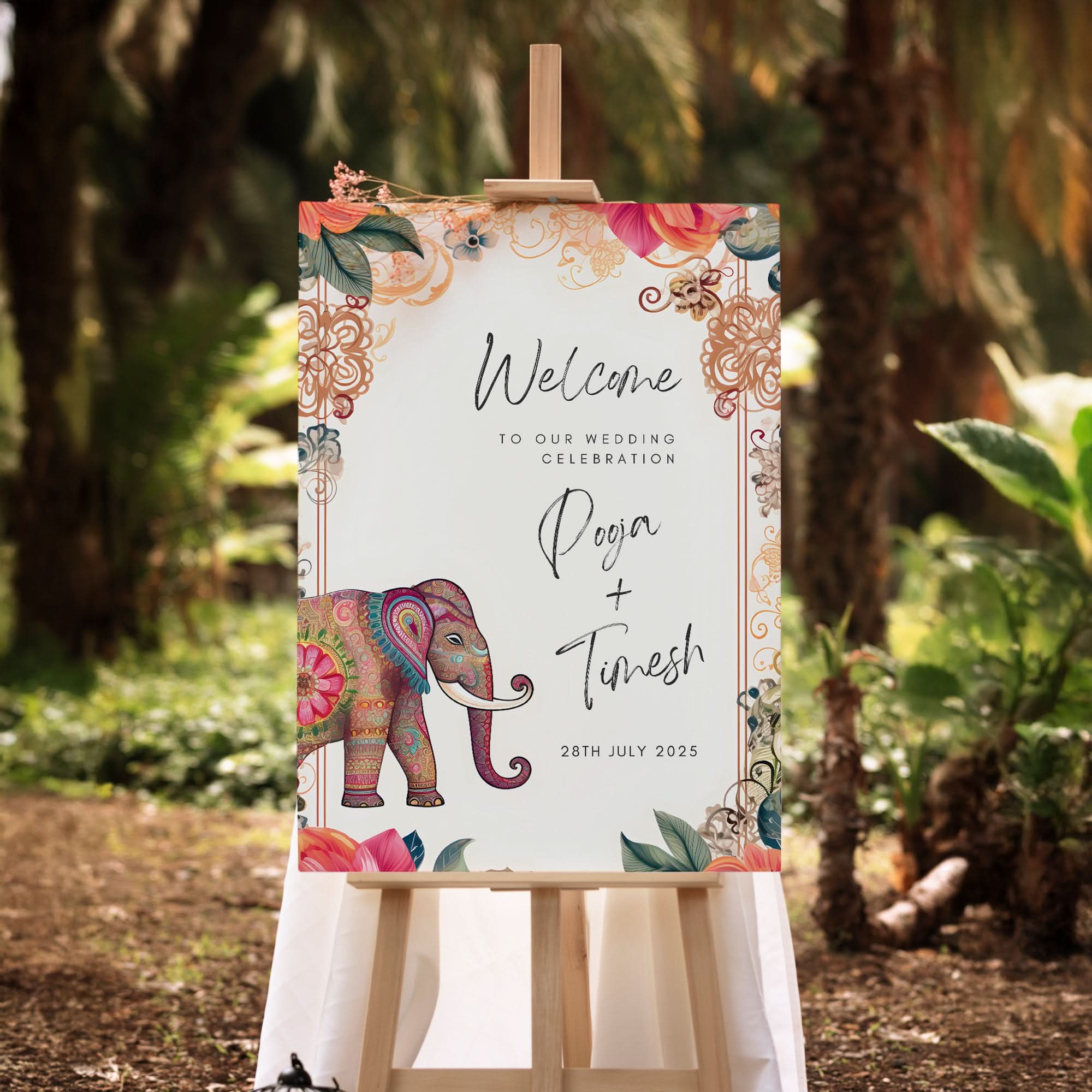 Personalised Wedding Welcome Entrance Sign Board Custom Large Acrylic Plaque Modern Wedding Reception, Engagement Party Decor