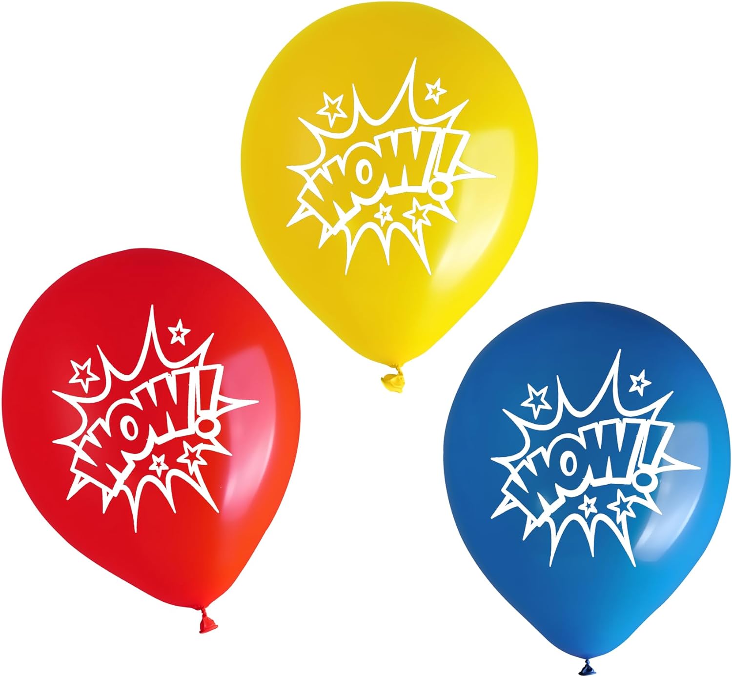 Superhero Theme 12-Piece Birthday Balloons for Kids - Exciting Party Supplies for Children's Birthday Party Decorations