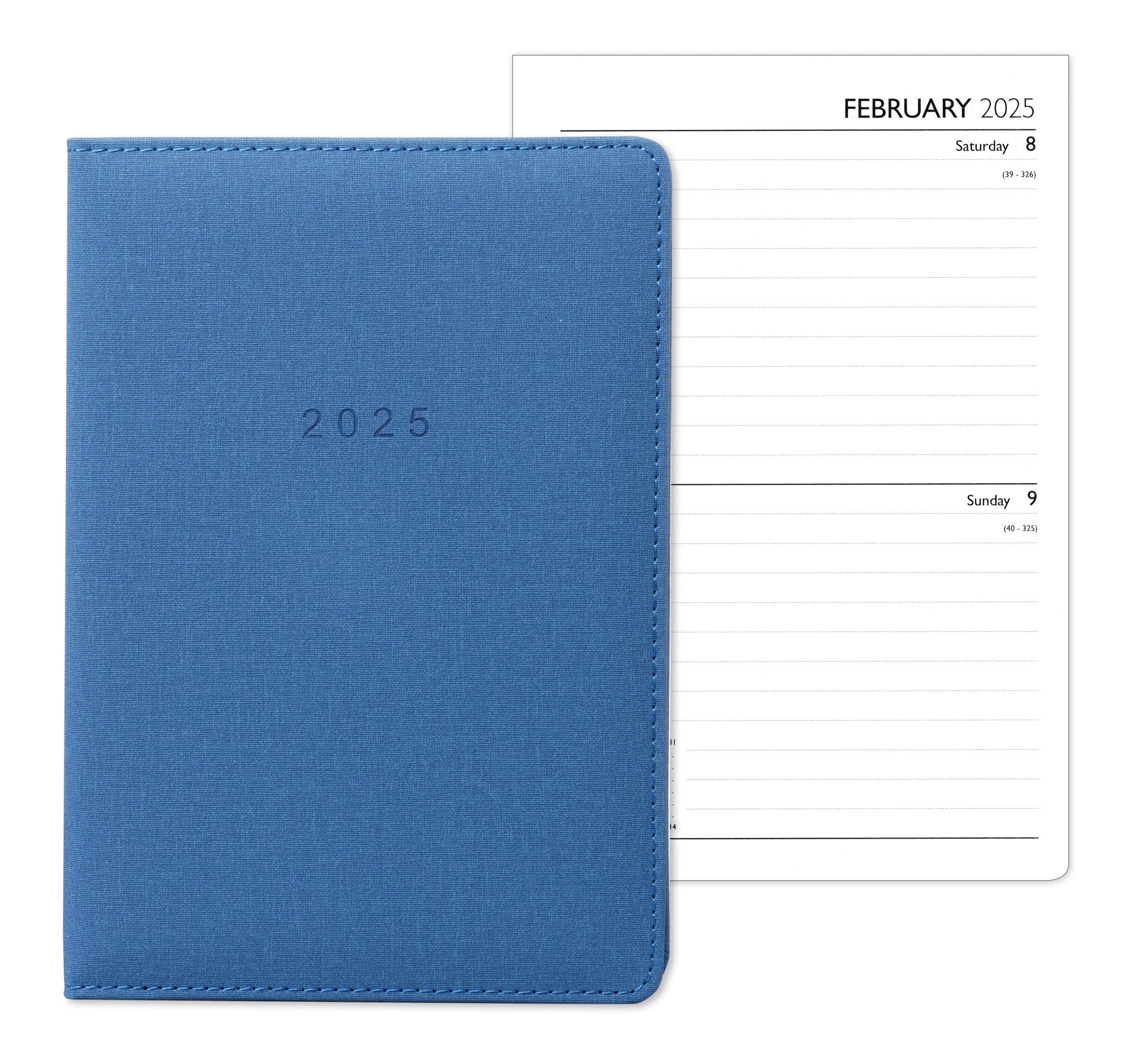 2025 Diary A5 - Day Per Page Daily Journal Planner with Your Company Name | Monthly & Weekly Organiser Diary 2025-2026 | Business Appointment Planner