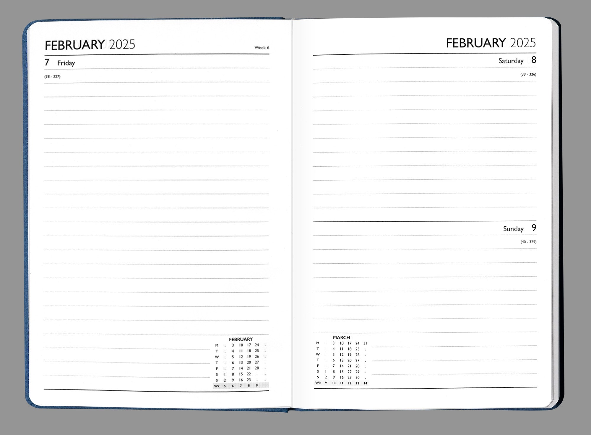 2025 Diary A5 - Day Per Page Daily Journal Planner with Your Company Name | Monthly & Weekly Organiser Diary 2025-2026 | Business Appointment Planner