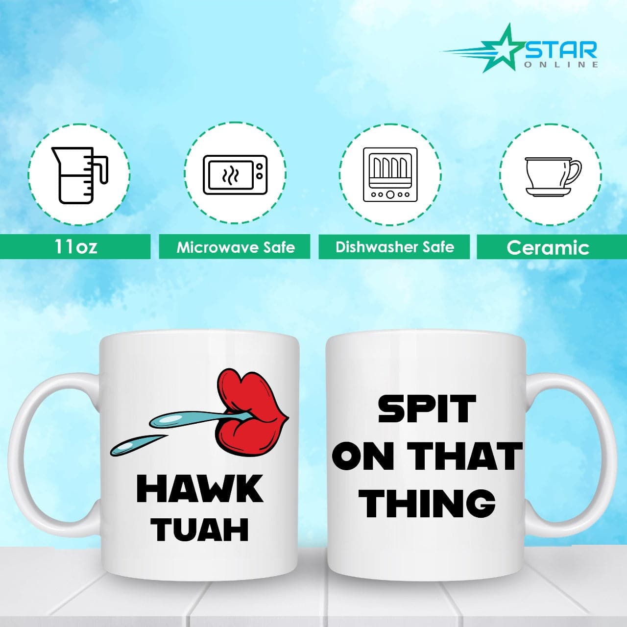 Hawk Tuah Mug