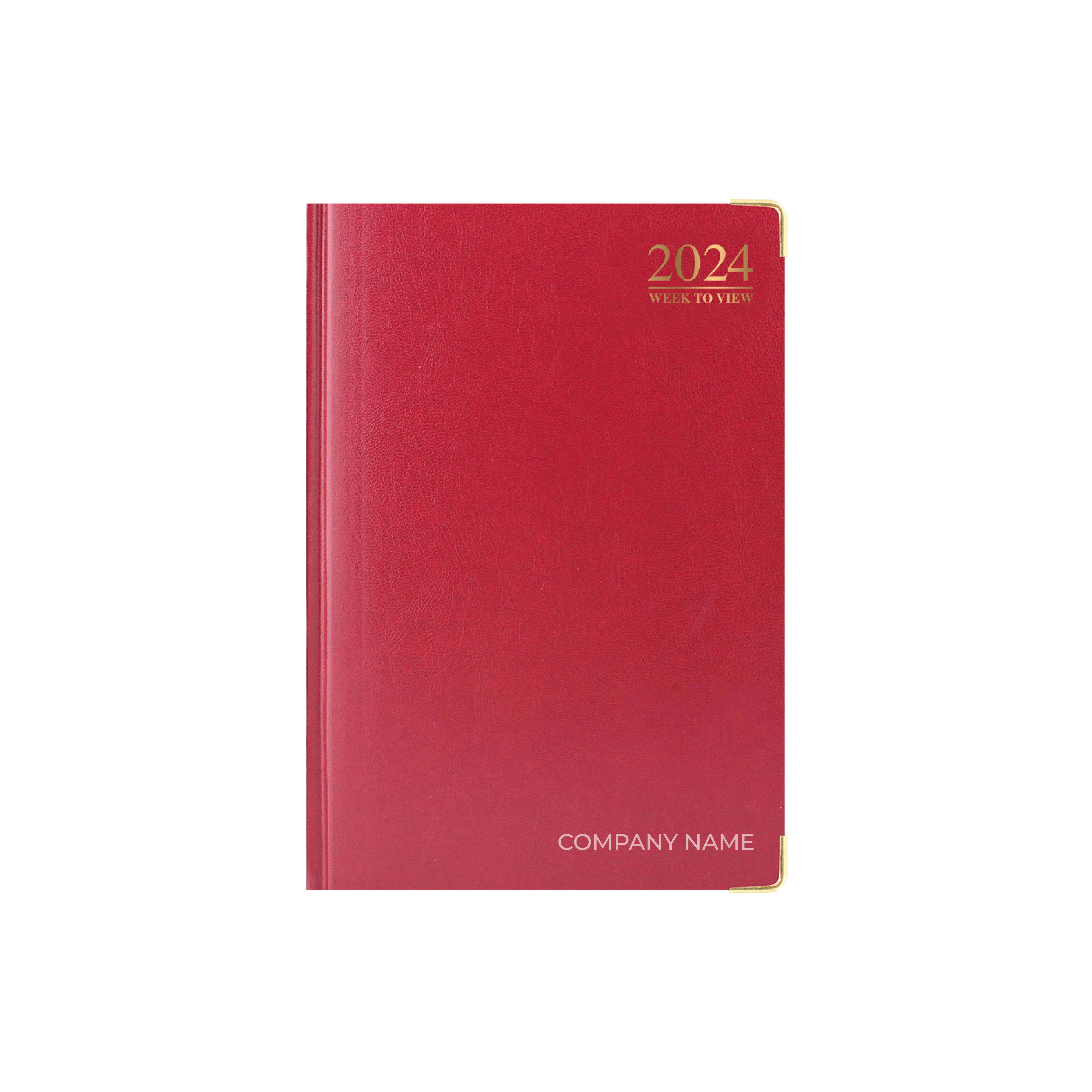 Personalised A4 A5 2024 Diary Day A Page Week to View Appointment Di