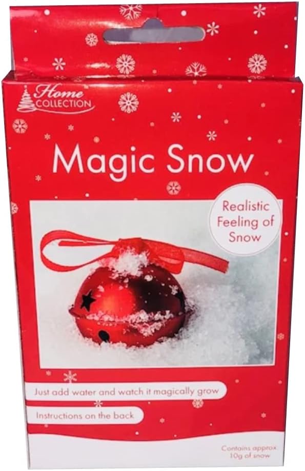 Artificial Snow Snowflakes Christmas Decorative Scene Winter Snow- White