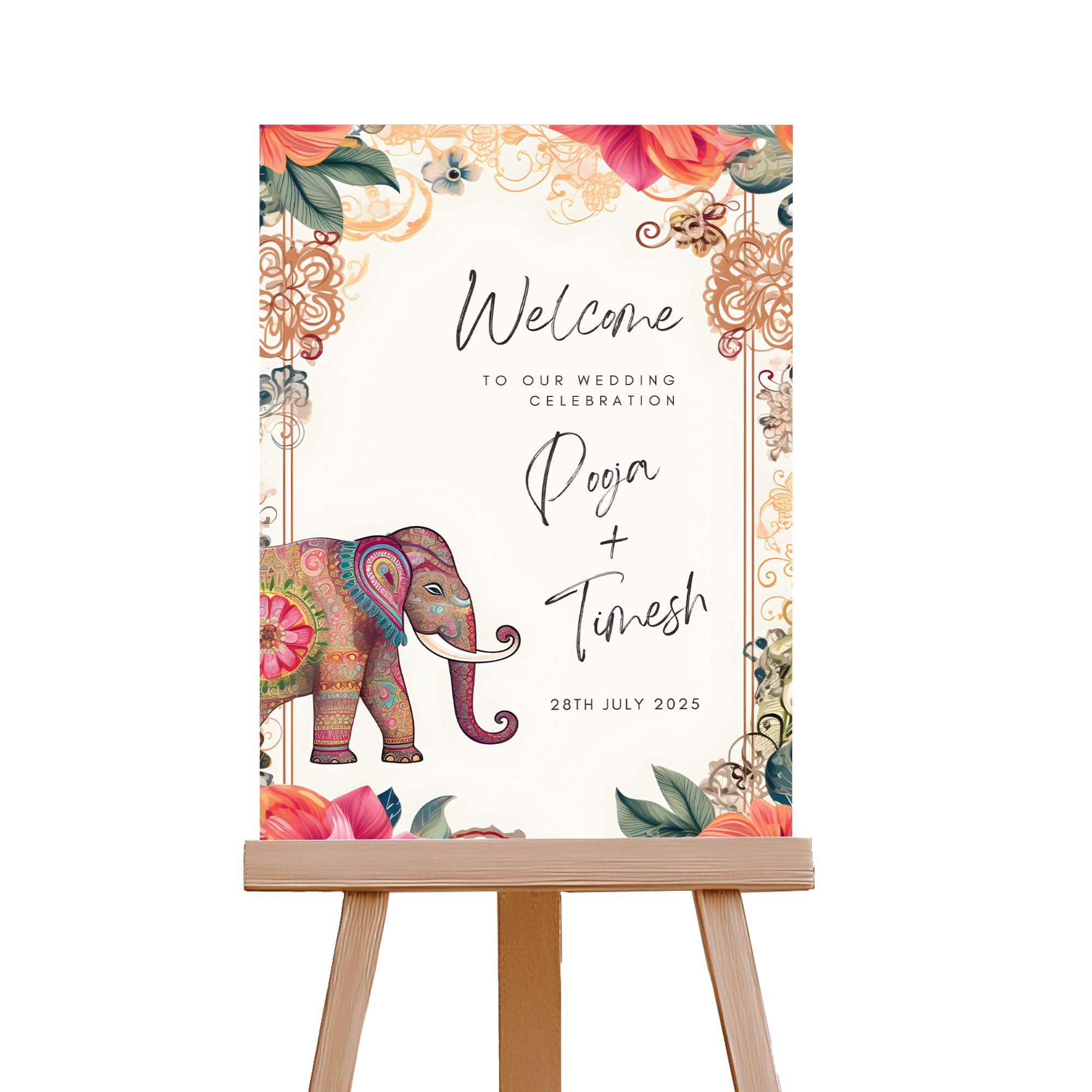 Personalised Wedding Welcome Entrance Sign Board Custom Large Acrylic Plaque Modern Wedding Reception, Engagement Party Decor