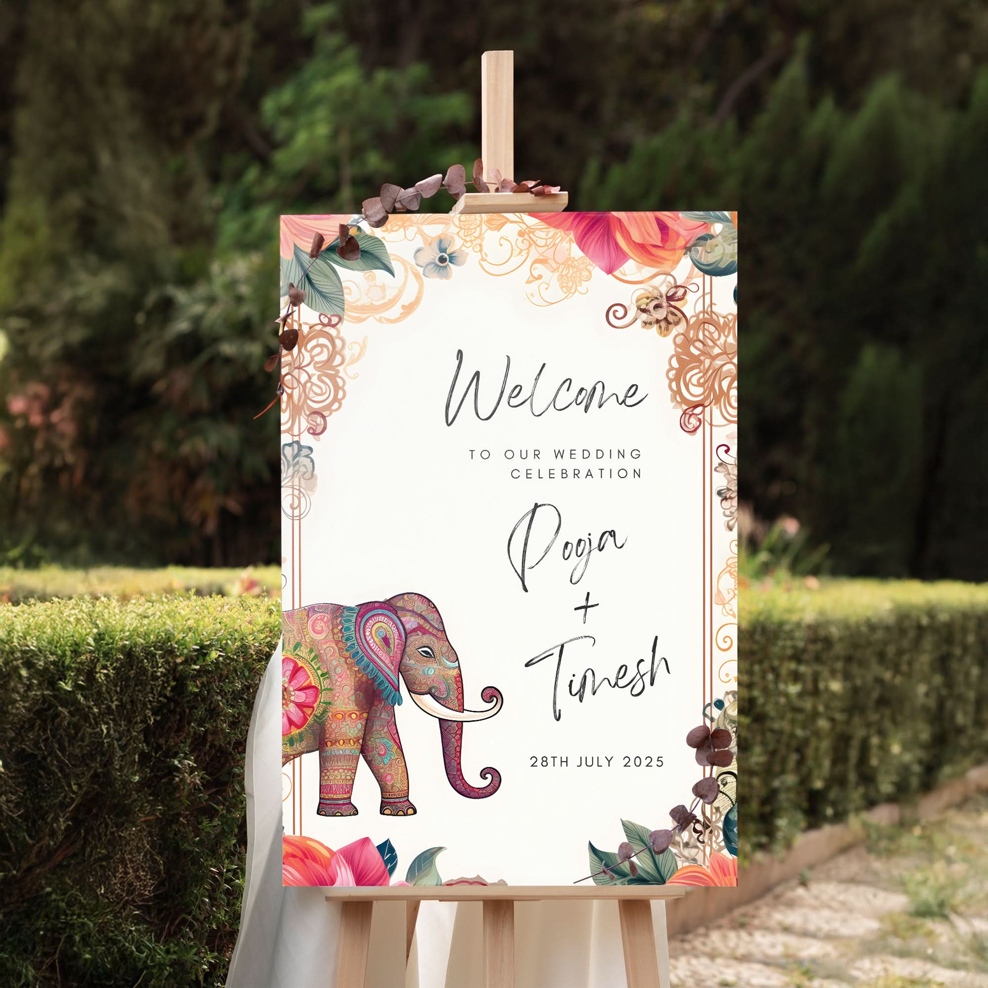 Personalised Wedding Welcome Entrance Sign Board Custom Large Acrylic Plaque Modern Wedding Reception, Engagement Party Decor