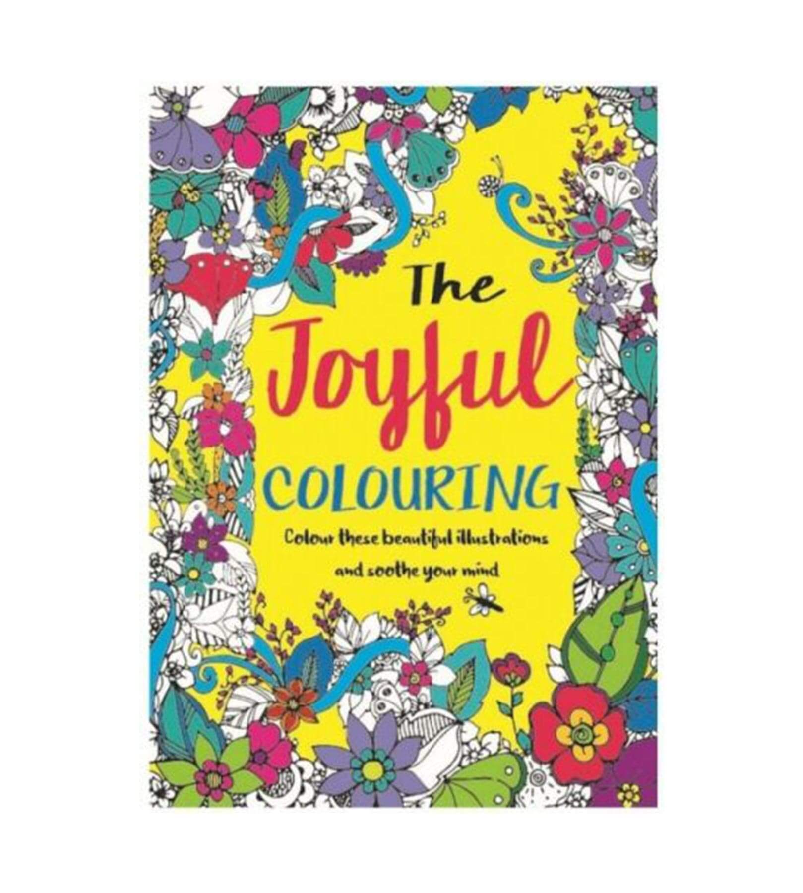 AntiStress Colouring Book For Adults Joyful Colouring In stock