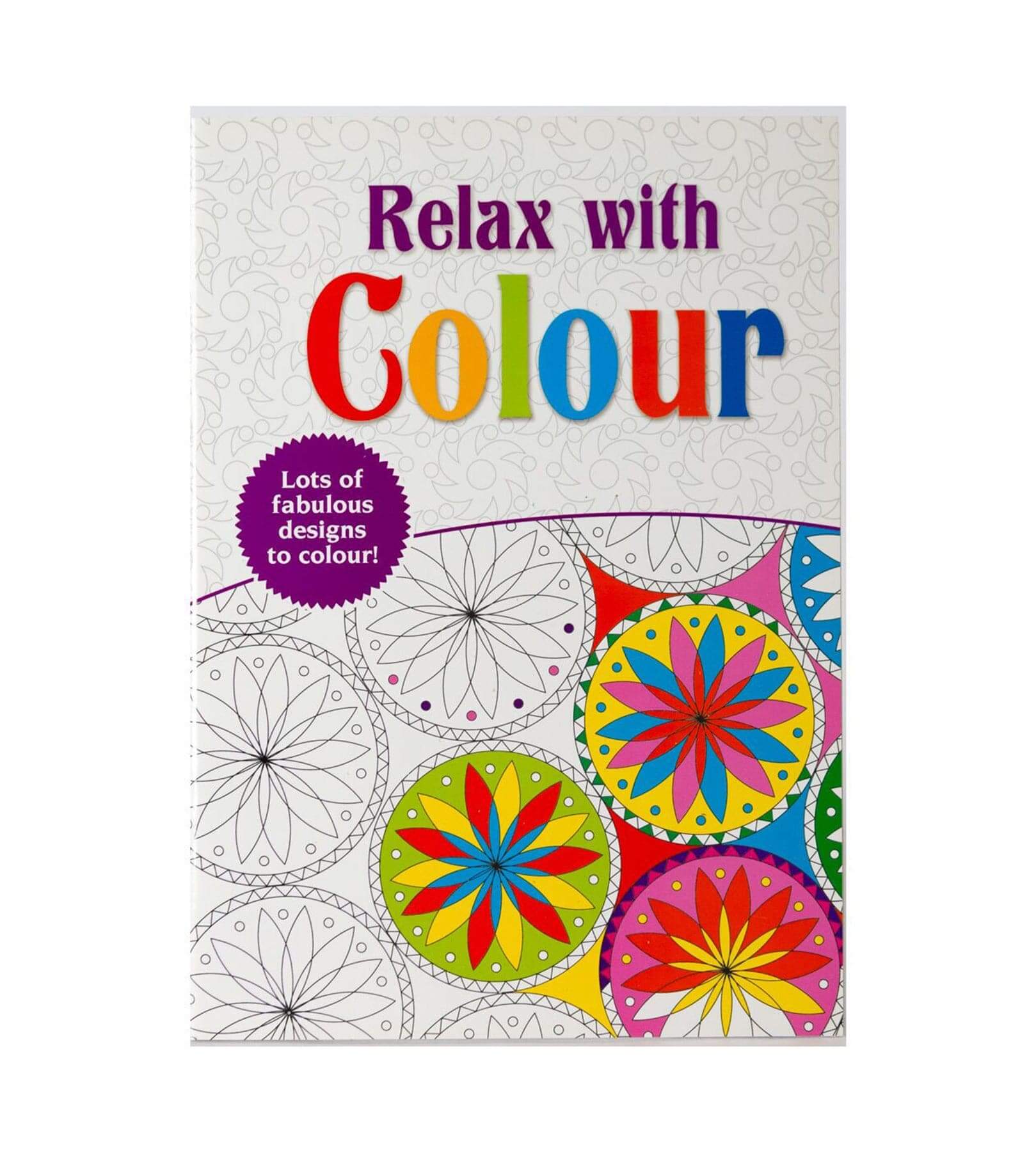 Anti-Stress Colouring Book For Adults - Relax With Colour