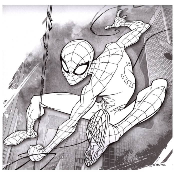 Spider-Man Bumper Carry Along Colouring Set - Colouring Book And Crayo