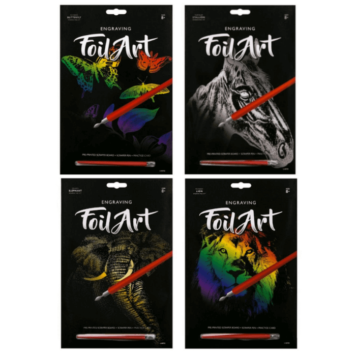 Engraving Foil Art Set Design For Kids And Adults 1 Chosen At Random