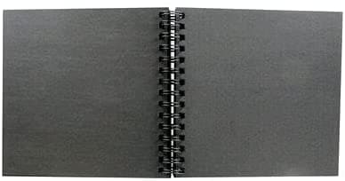 Black Large Square Kraft Scrapbook 40 Pages Album 30cm x 30 cm